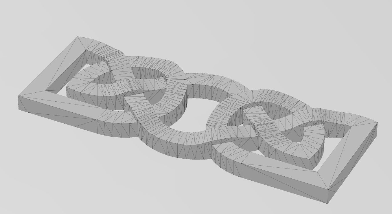 Collection of basic celtic knots ornaments 3D print model_22