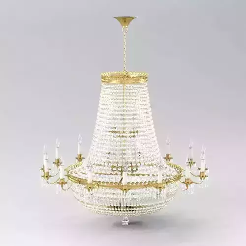 Impex Hamburg Empire Strass Crystal Chandelier