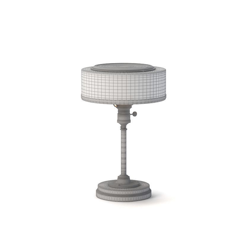 Henley Bronze Task Table Lamp Portable Light 3D model_1