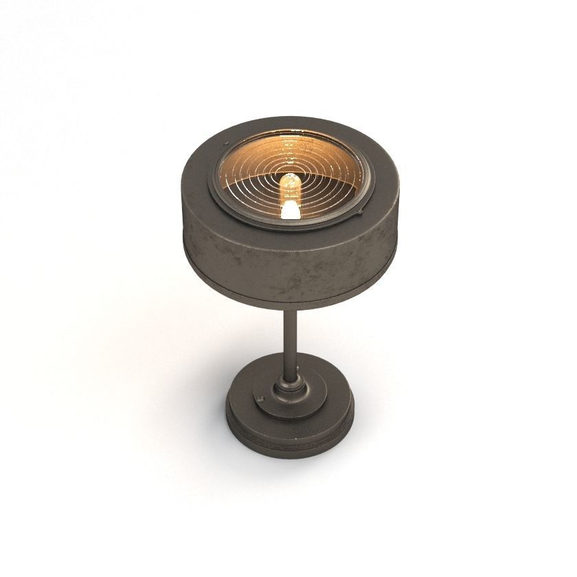 Henley Bronze Task Table Lamp Portable Light 3D model_2