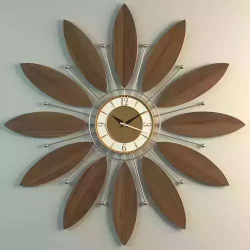 sunburst clock