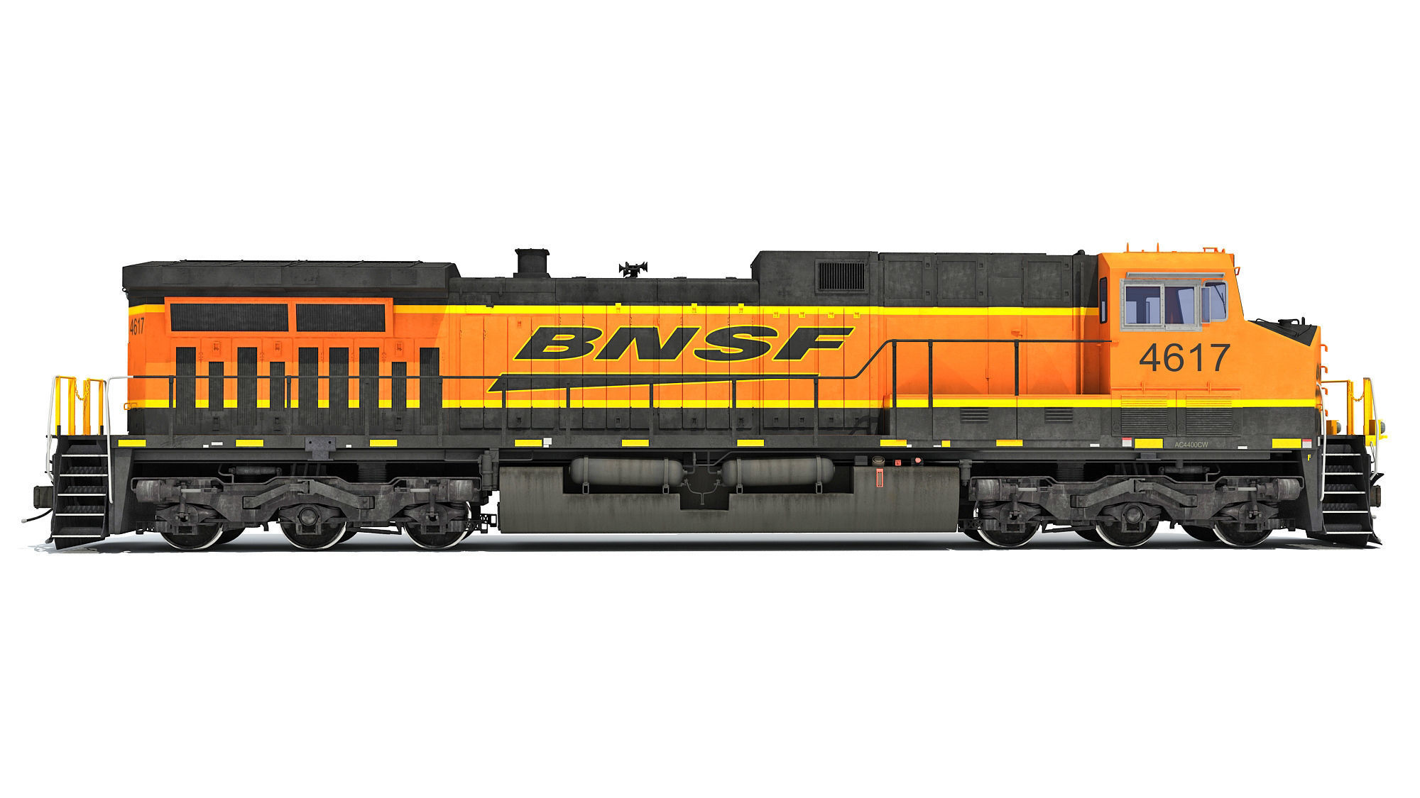 Locomotive GE AC4400CW BNSF 3D model_15