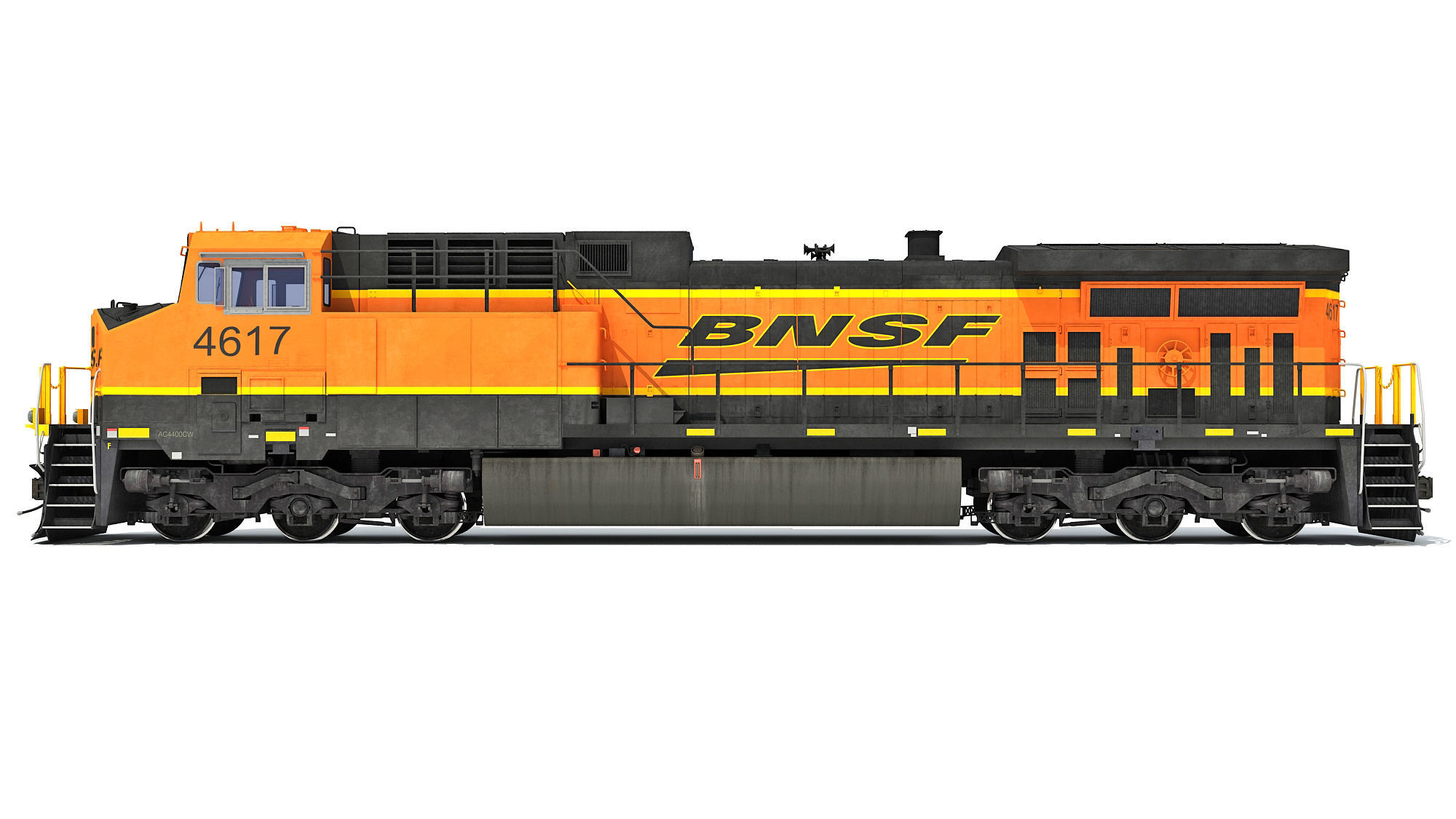 Locomotive GE AC4400CW BNSF 3D model_13
