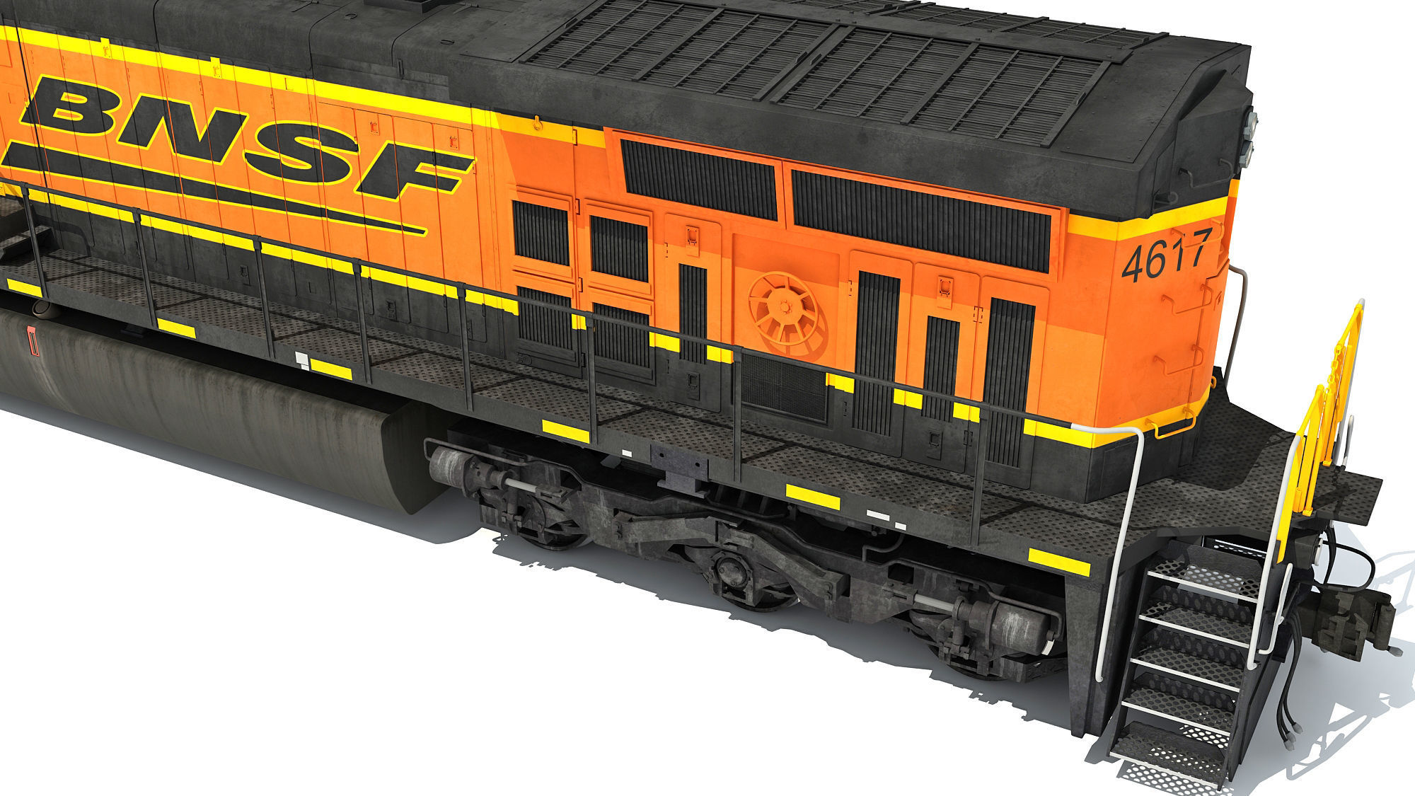 Locomotive GE AC4400CW BNSF 3D model_21