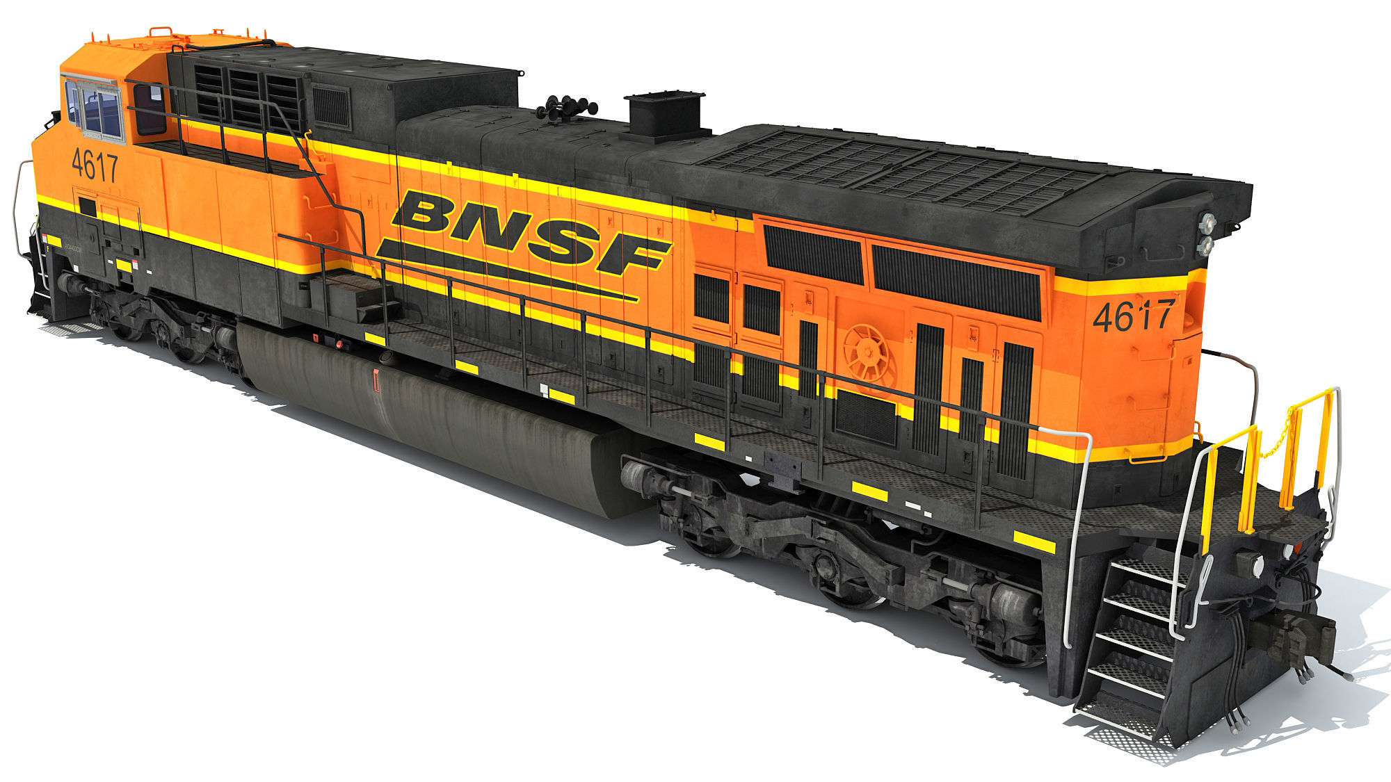 Locomotive GE AC4400CW BNSF 3D model_6