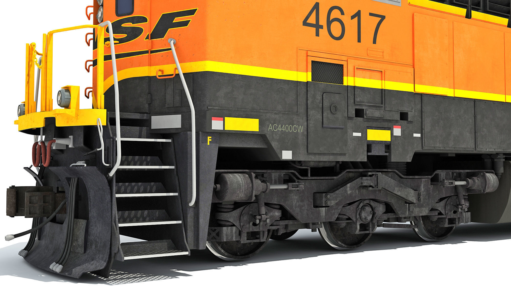 Locomotive GE AC4400CW BNSF 3D model_20
