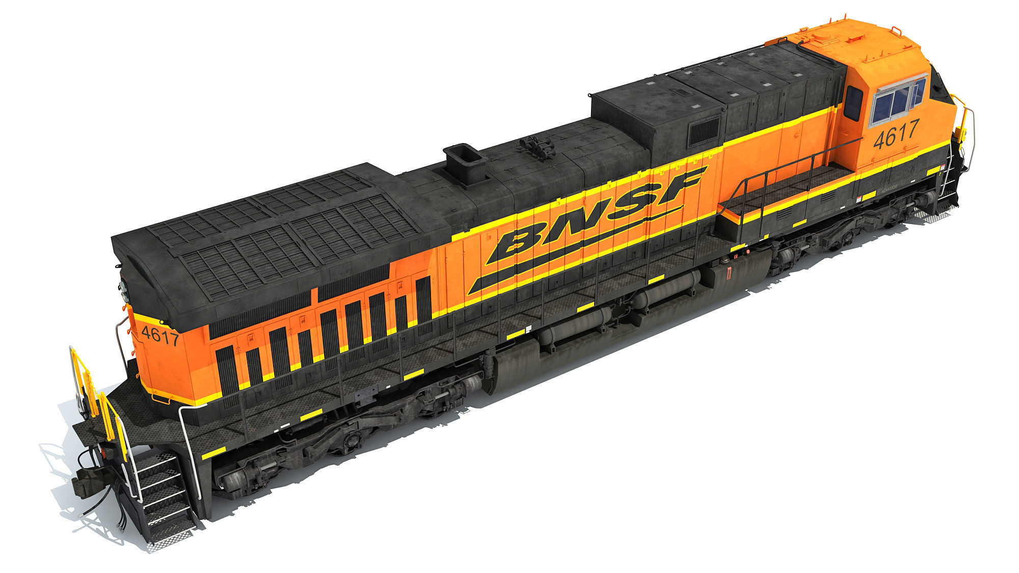 Locomotive GE AC4400CW BNSF 3D model_14