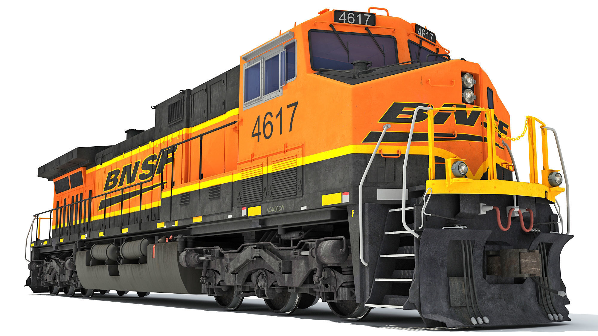 Locomotive GE AC4400CW BNSF 3D model_3