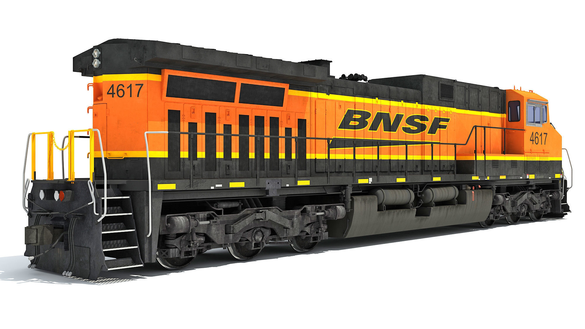 Locomotive GE AC4400CW BNSF 3D model_2