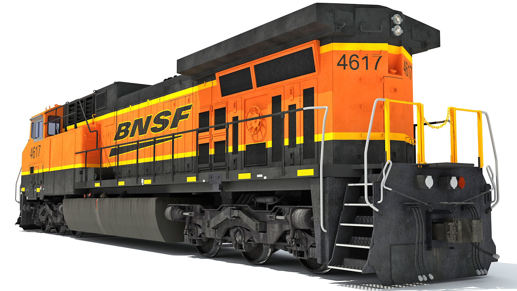 Locomotive GE AC4400CW BNSF 3D model_4