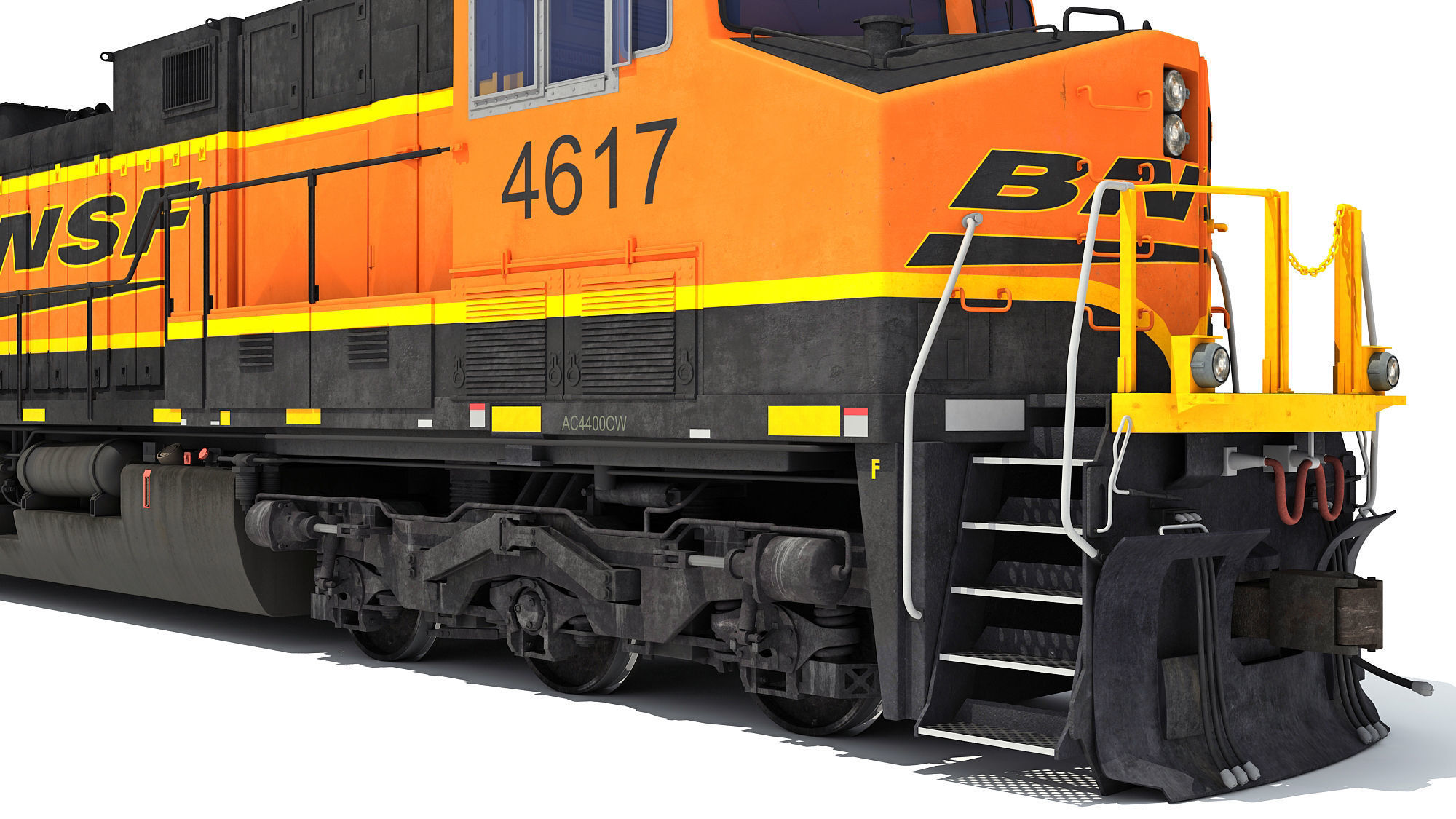 Locomotive GE AC4400CW BNSF 3D model_19