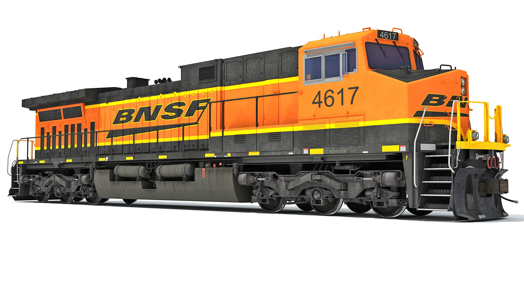 Locomotive GE AC4400CW BNSF 3D model_1