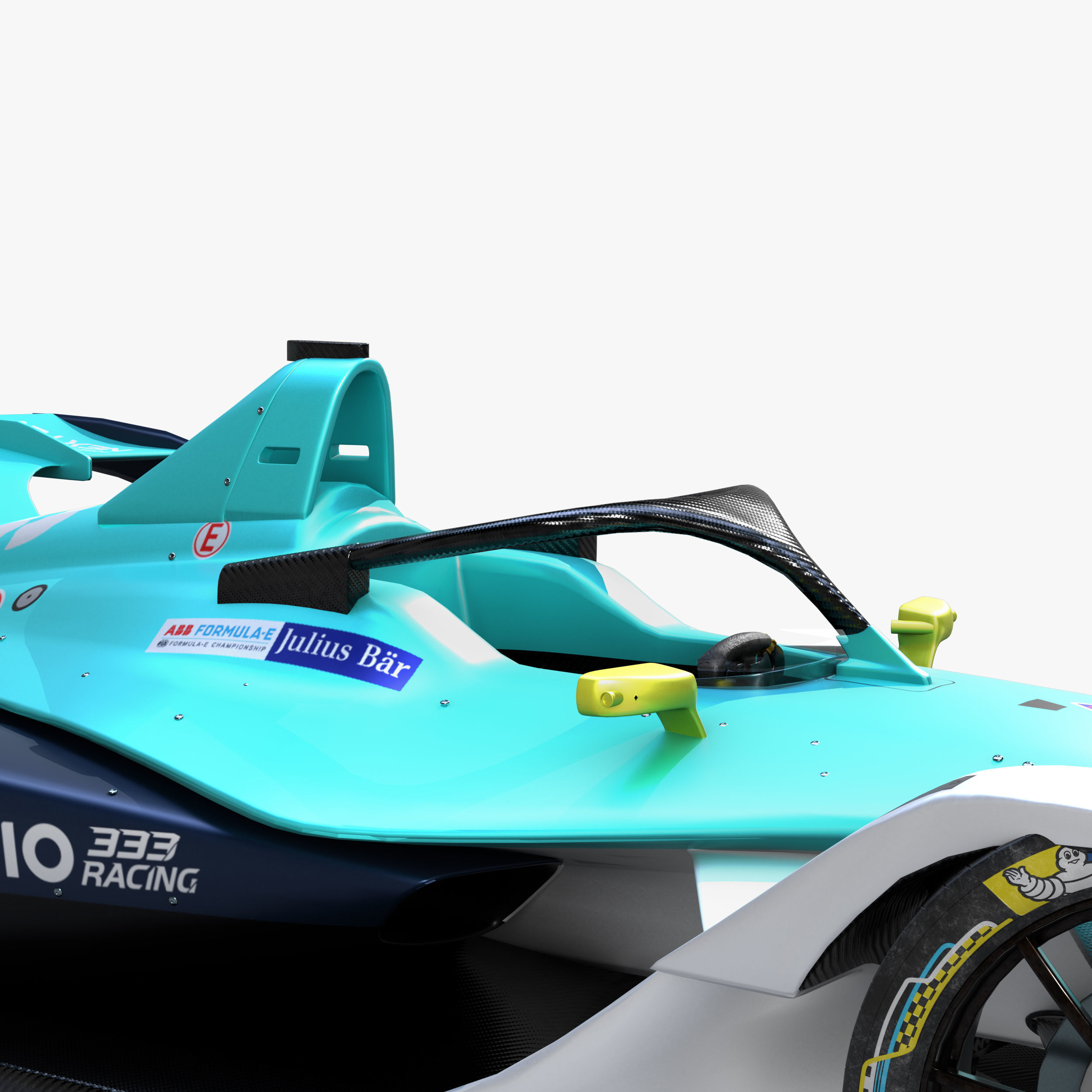 Nio Formula E 2020 Low-poly 3D model_6
