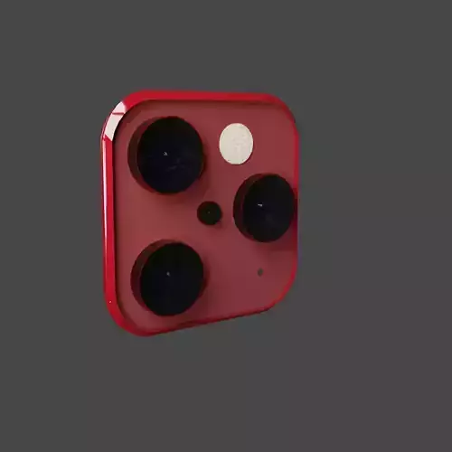 iPhone 12 Red Camera Setup Concept