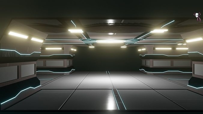 Sci-FI Panels - Combinable  Low-poly 3D model