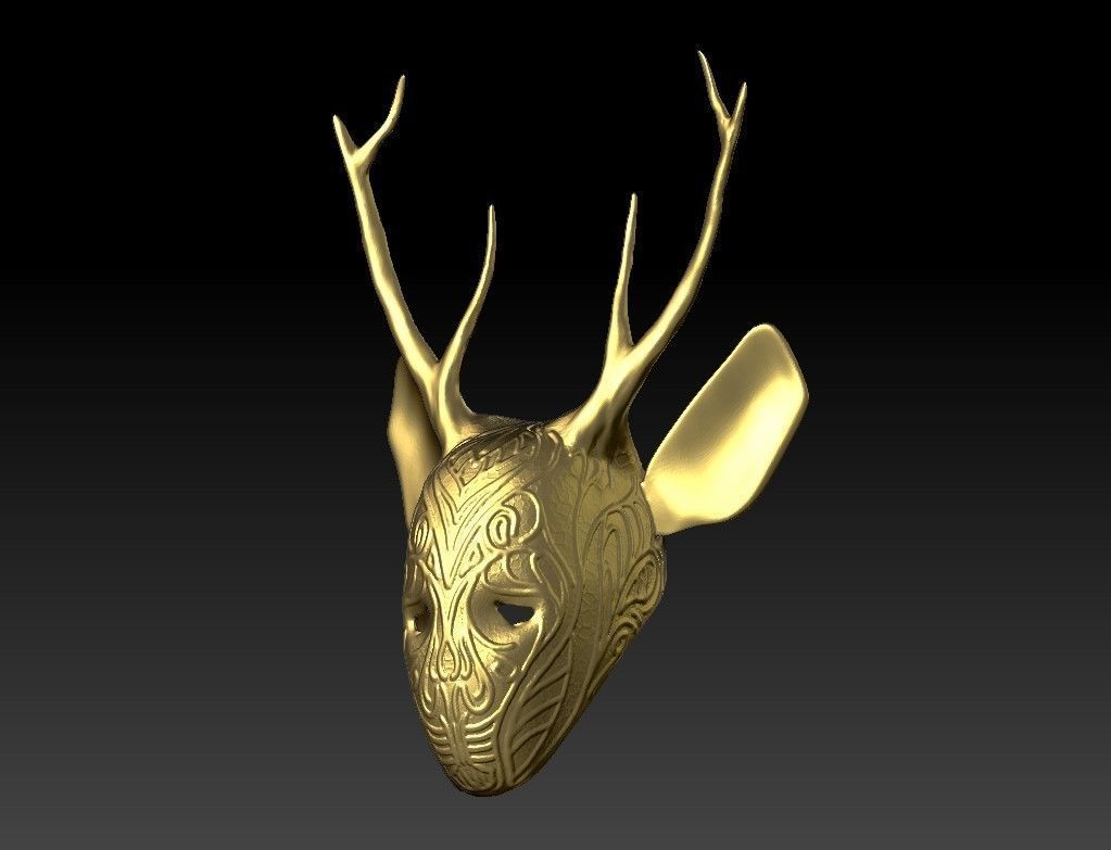 Witch mask 3d model 3D print model_20