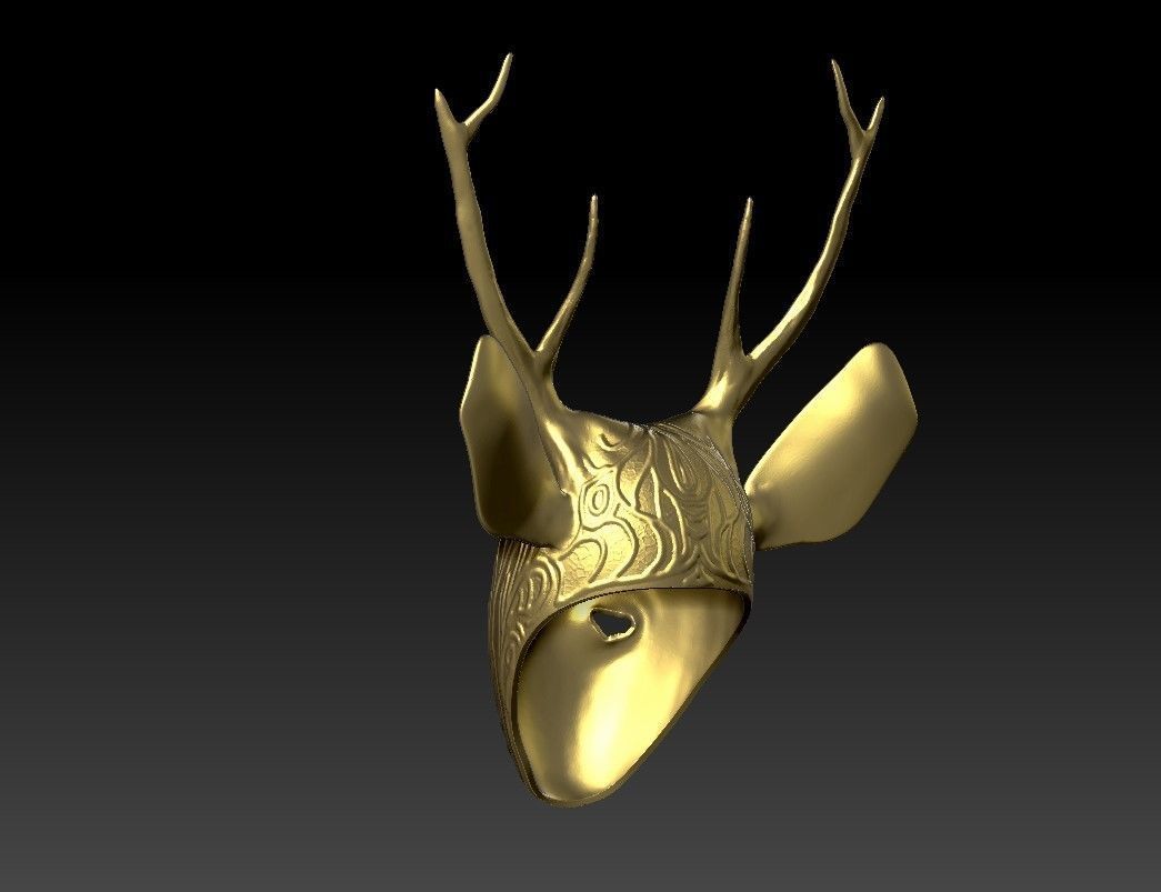 Witch mask 3d model 3D print model_30