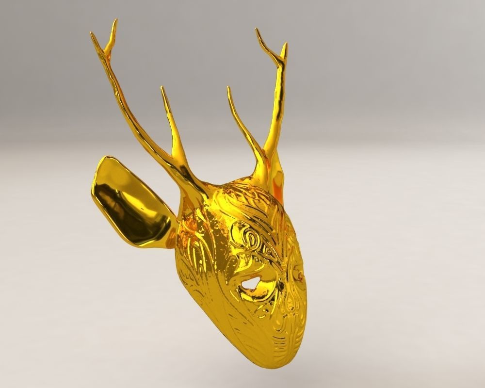 Witch mask 3d model 3D print model_7