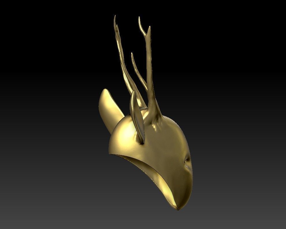 Witch mask 3d model 3D print model_36