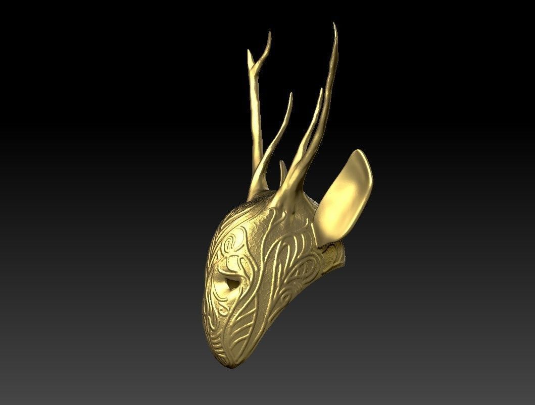 Witch mask 3d model 3D print model_18