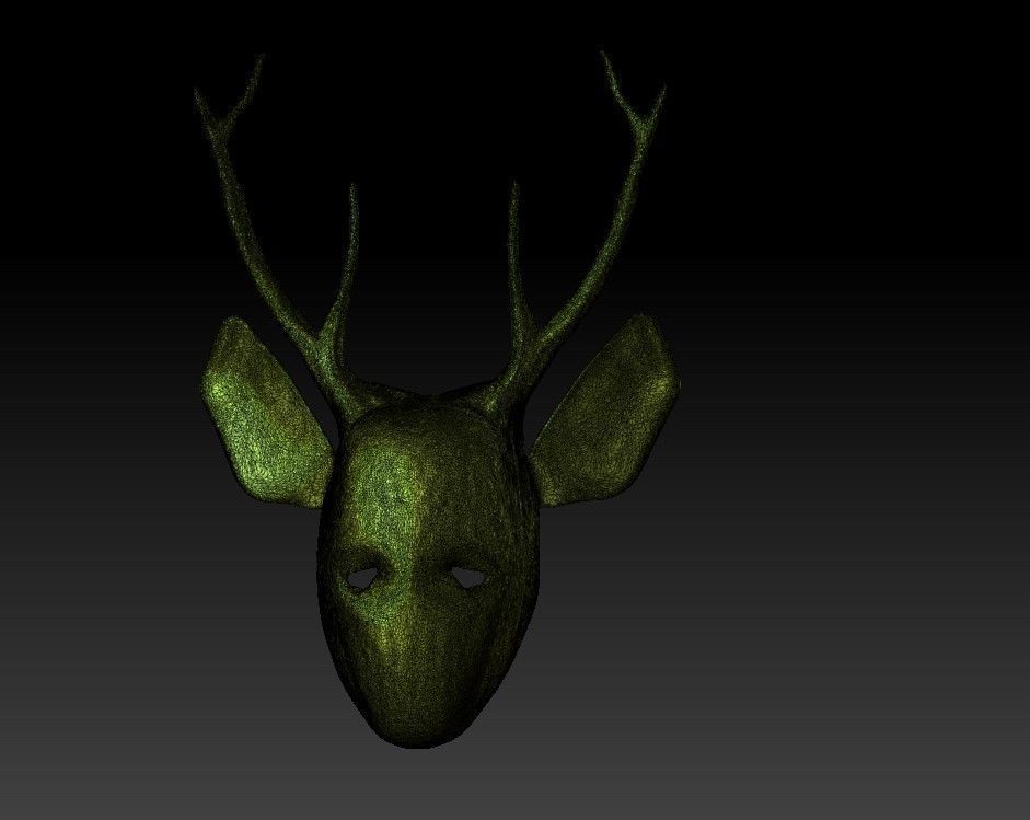 Witch mask 3d model 3D print model_48