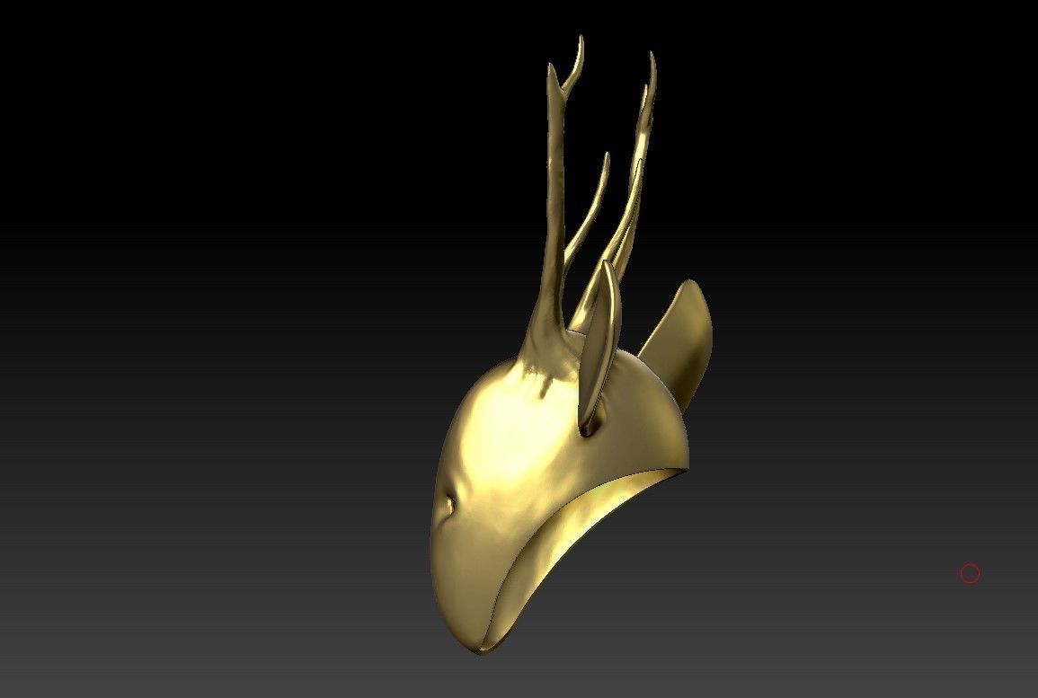Witch mask 3d model 3D print model_43