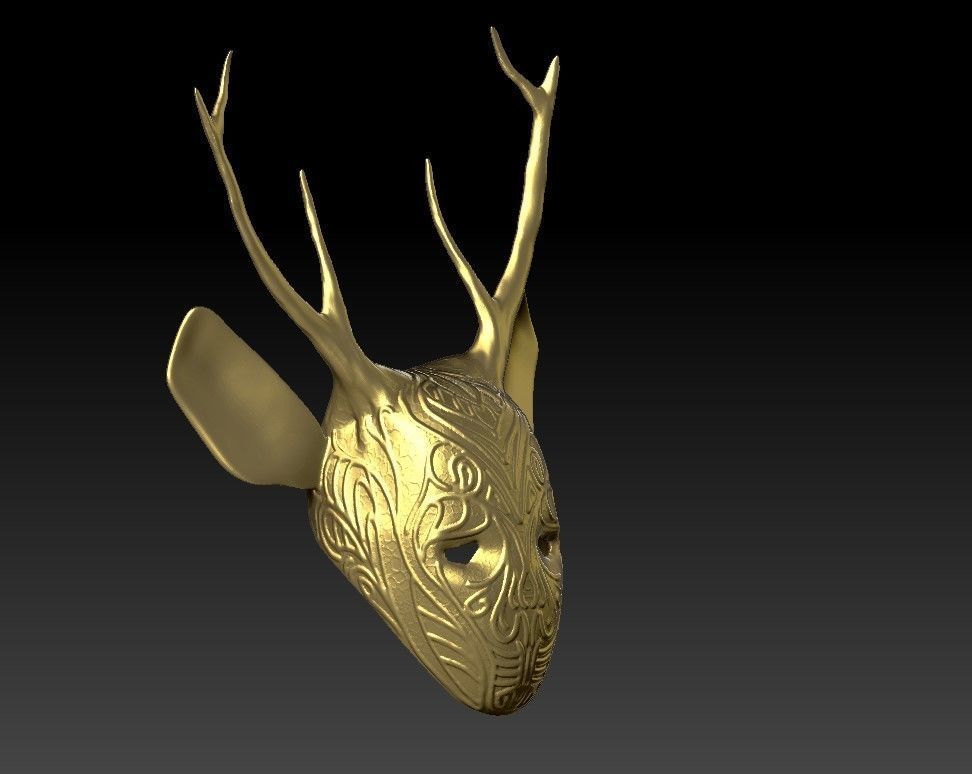 Witch mask 3d model 3D print model_29