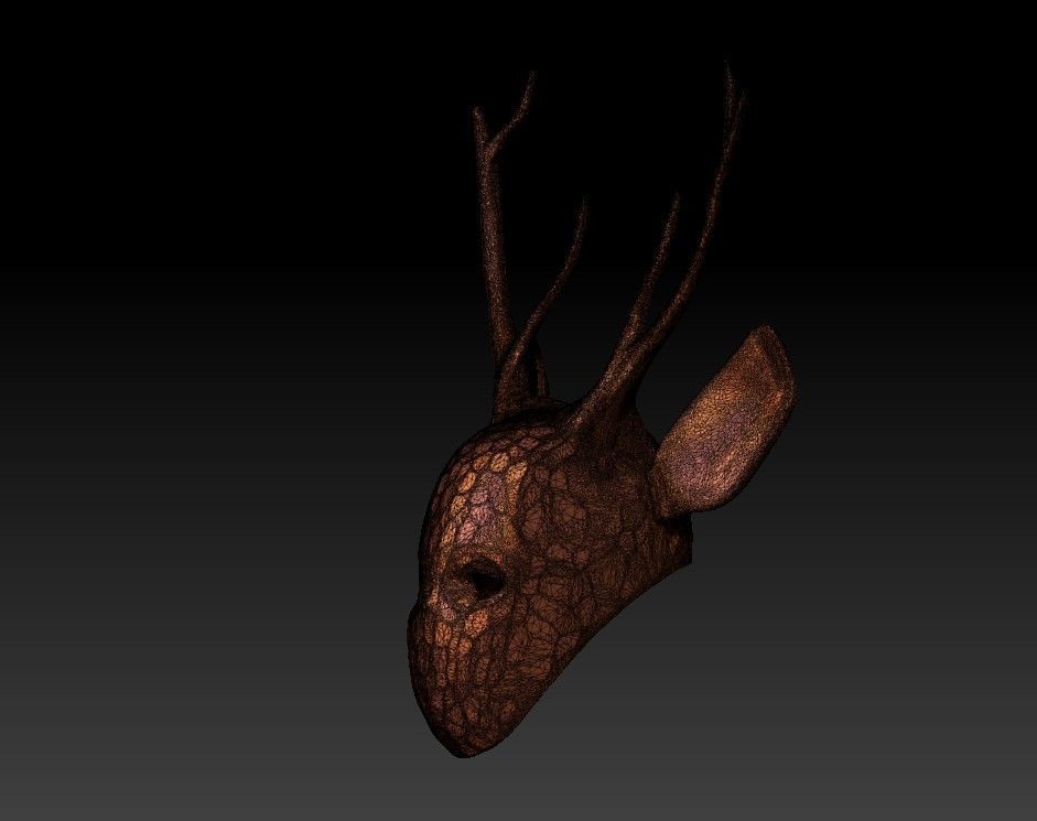 Witch mask 3d model 3D print model_50