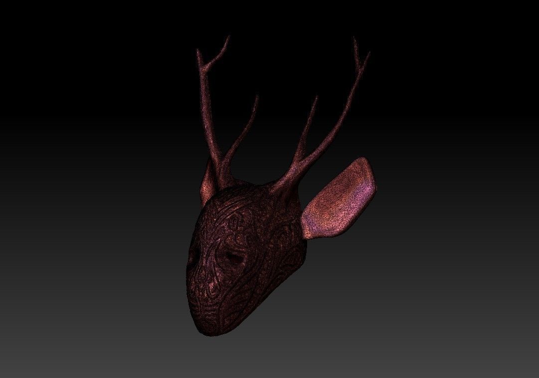 Witch mask 3d model 3D print model_22