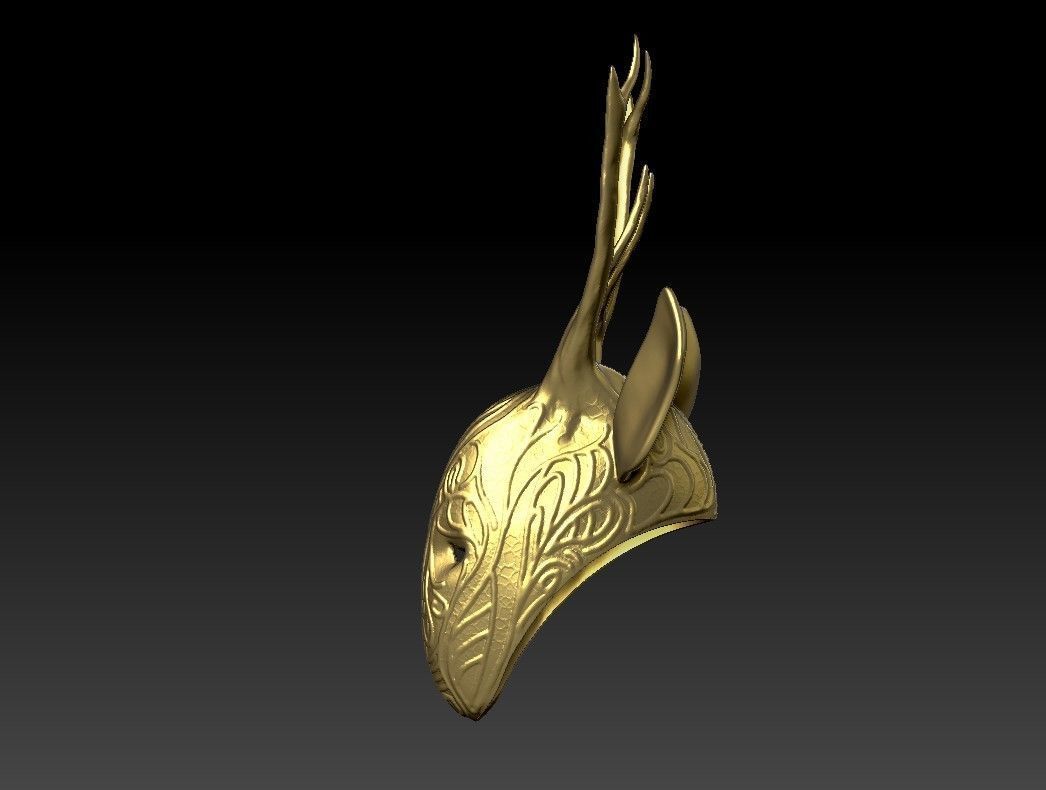 Witch mask 3d model 3D print model_16