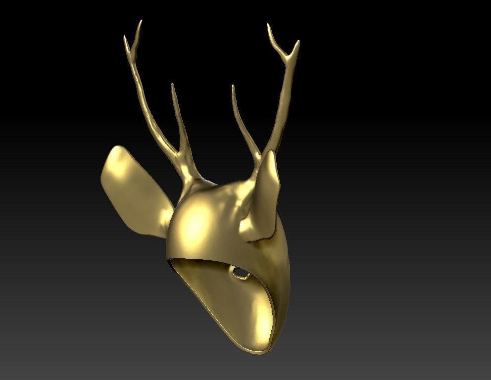 Witch mask 3d model 3D print model_41