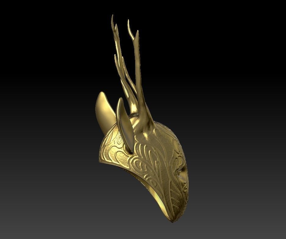 Witch mask 3d model 3D print model_31