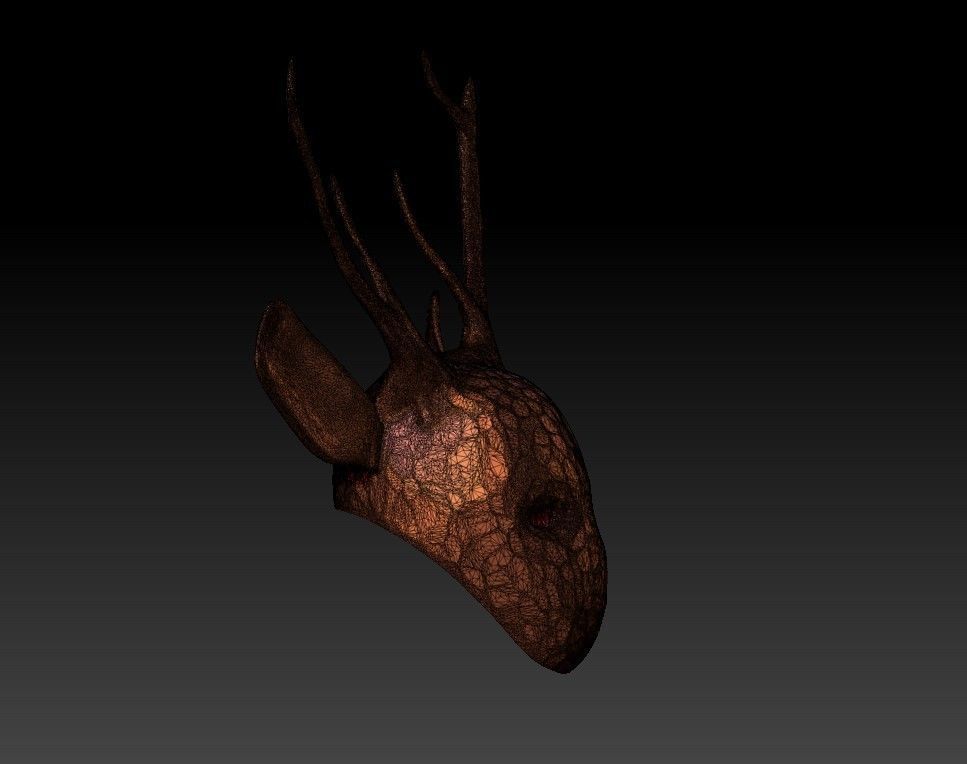 Witch mask 3d model 3D print model_40