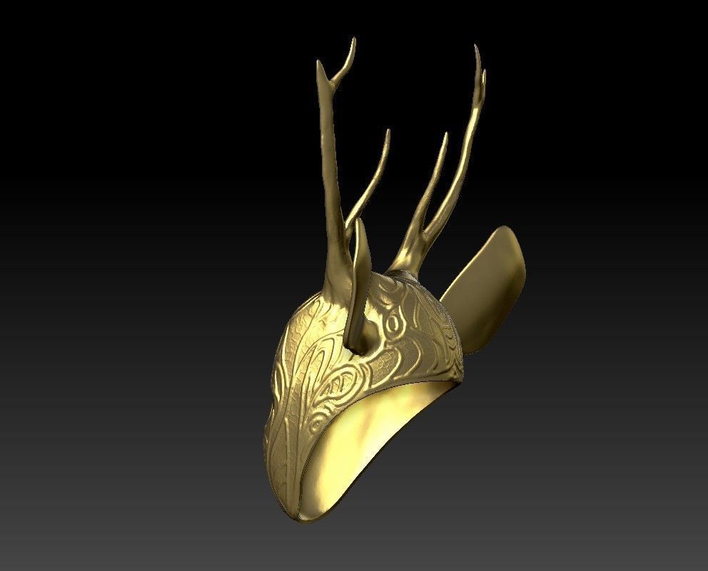 Witch mask 3d model 3D print model_14