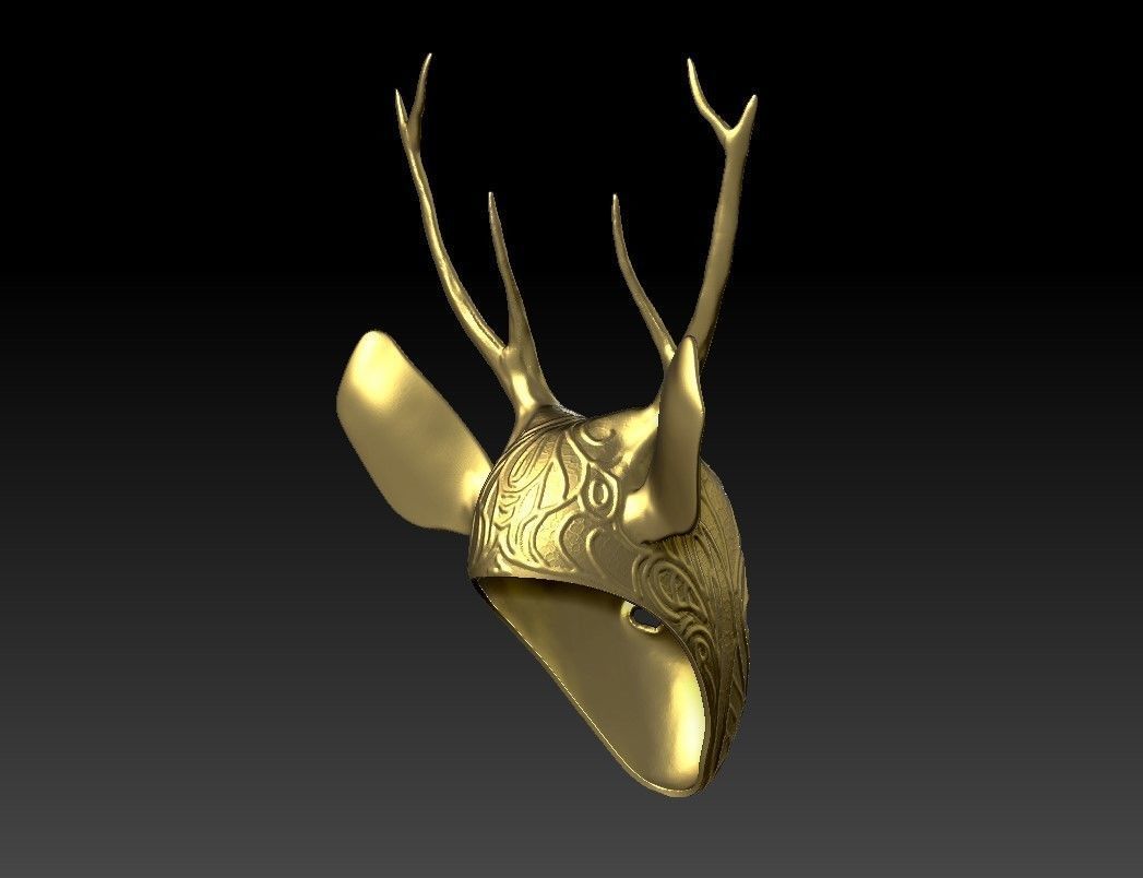 Witch mask 3d model 3D print model_17