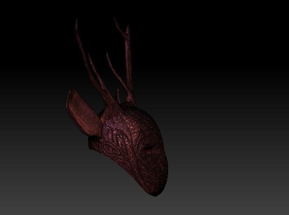 Witch mask 3d model 3D print model_28