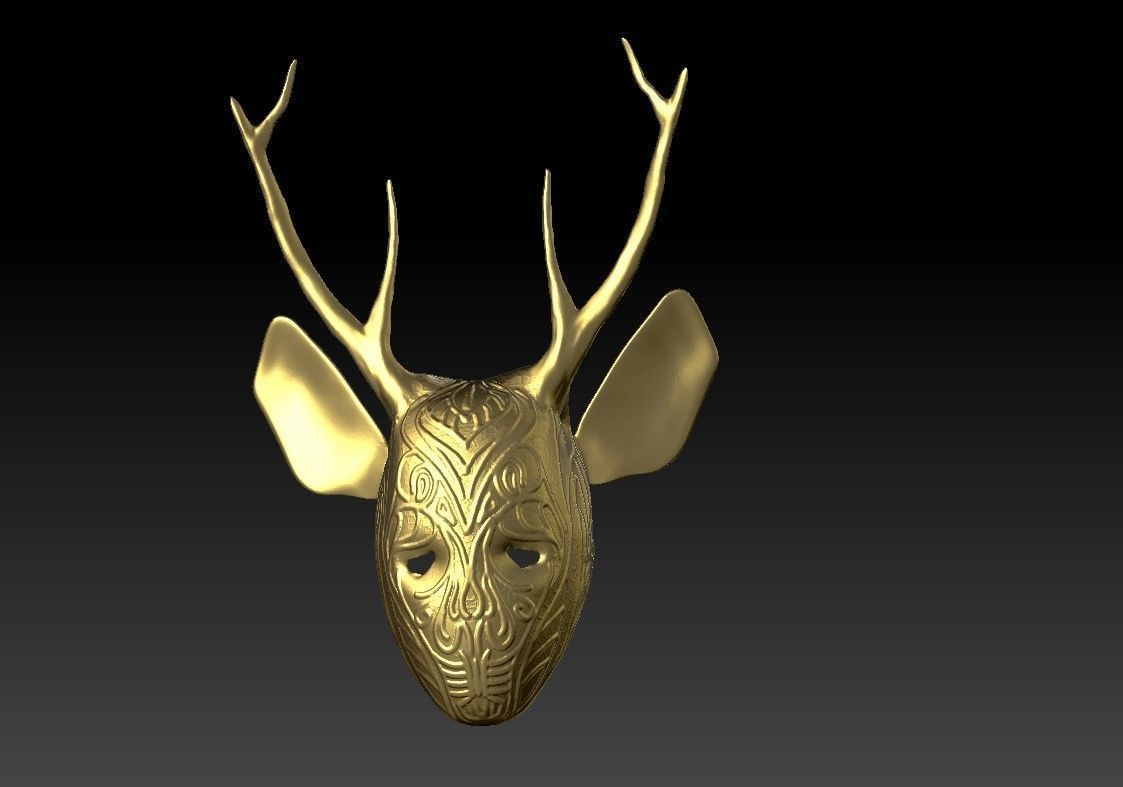 Witch mask 3d model 3D print model_21