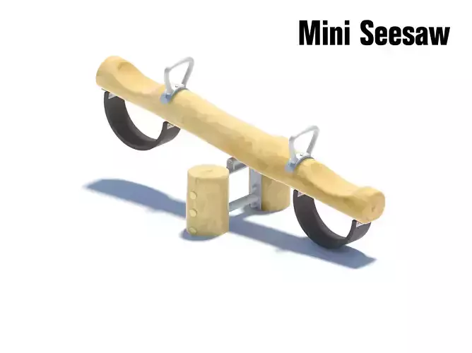Wooden mini seesaw for small children
