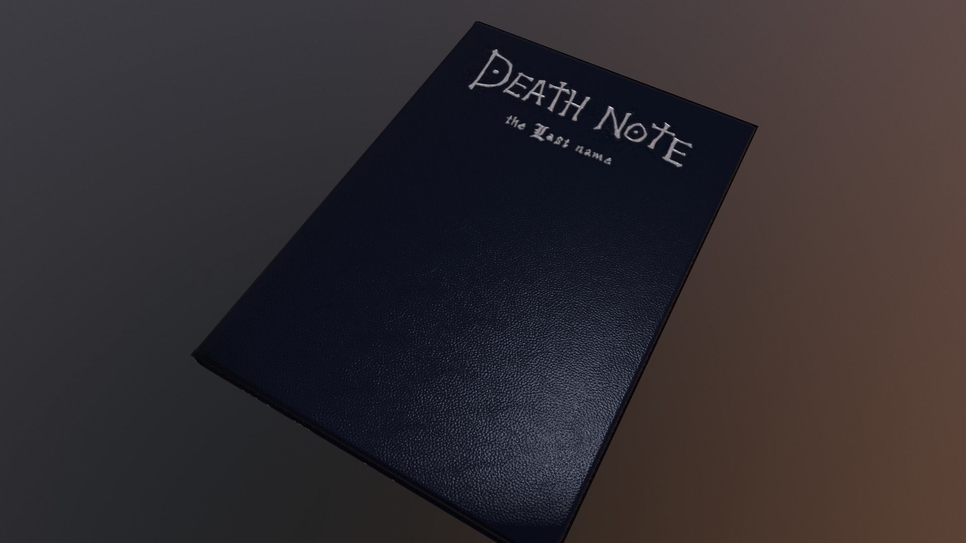 Death note notebook 3D model_7