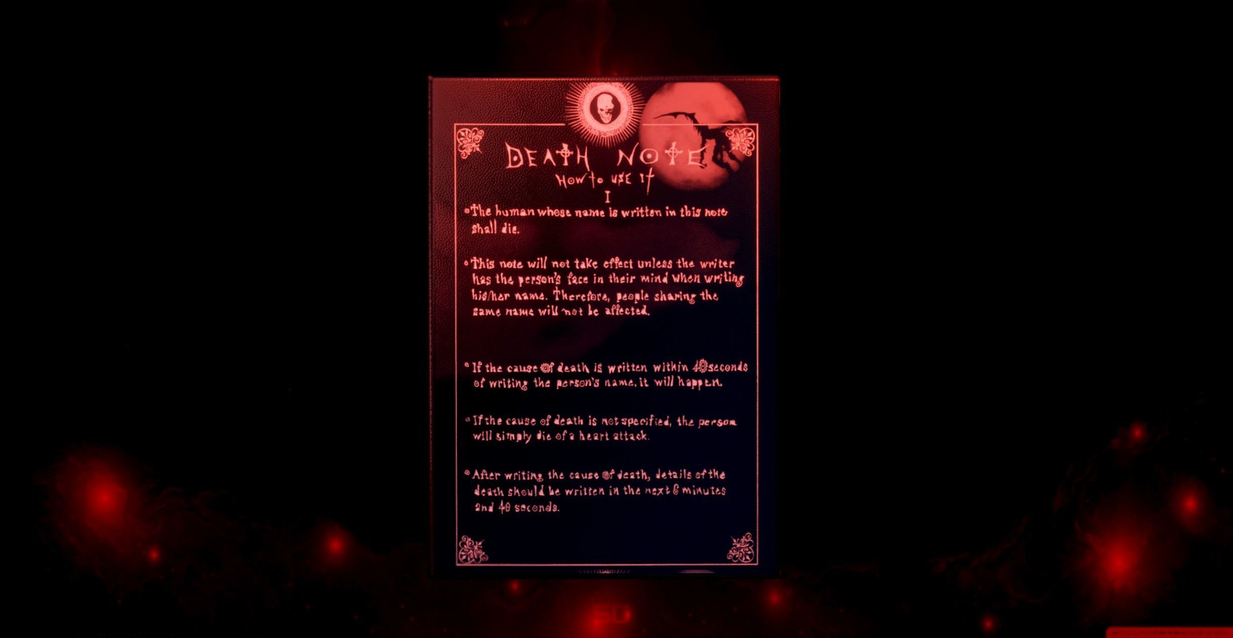 Death note notebook 3D model_2