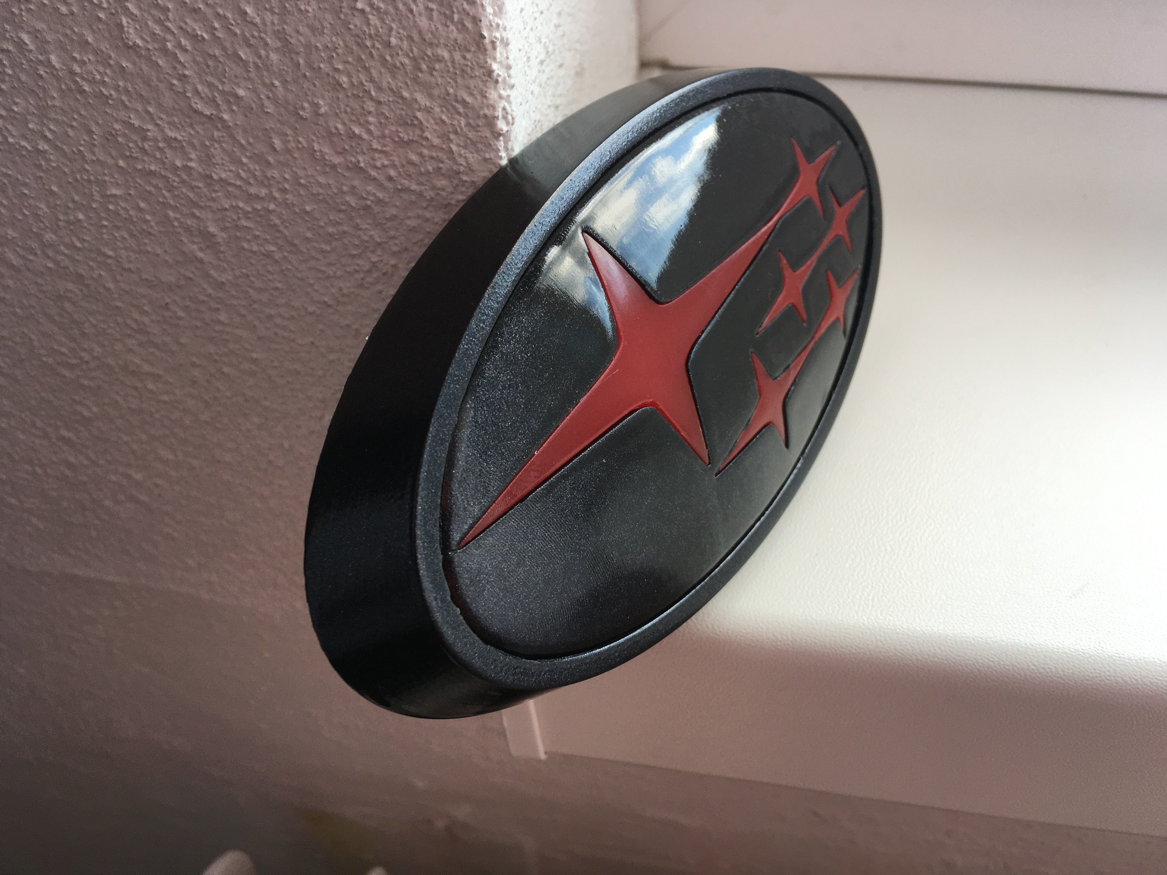 SUBARU IMPREZA EMBLEM LOGO 3D print model_1