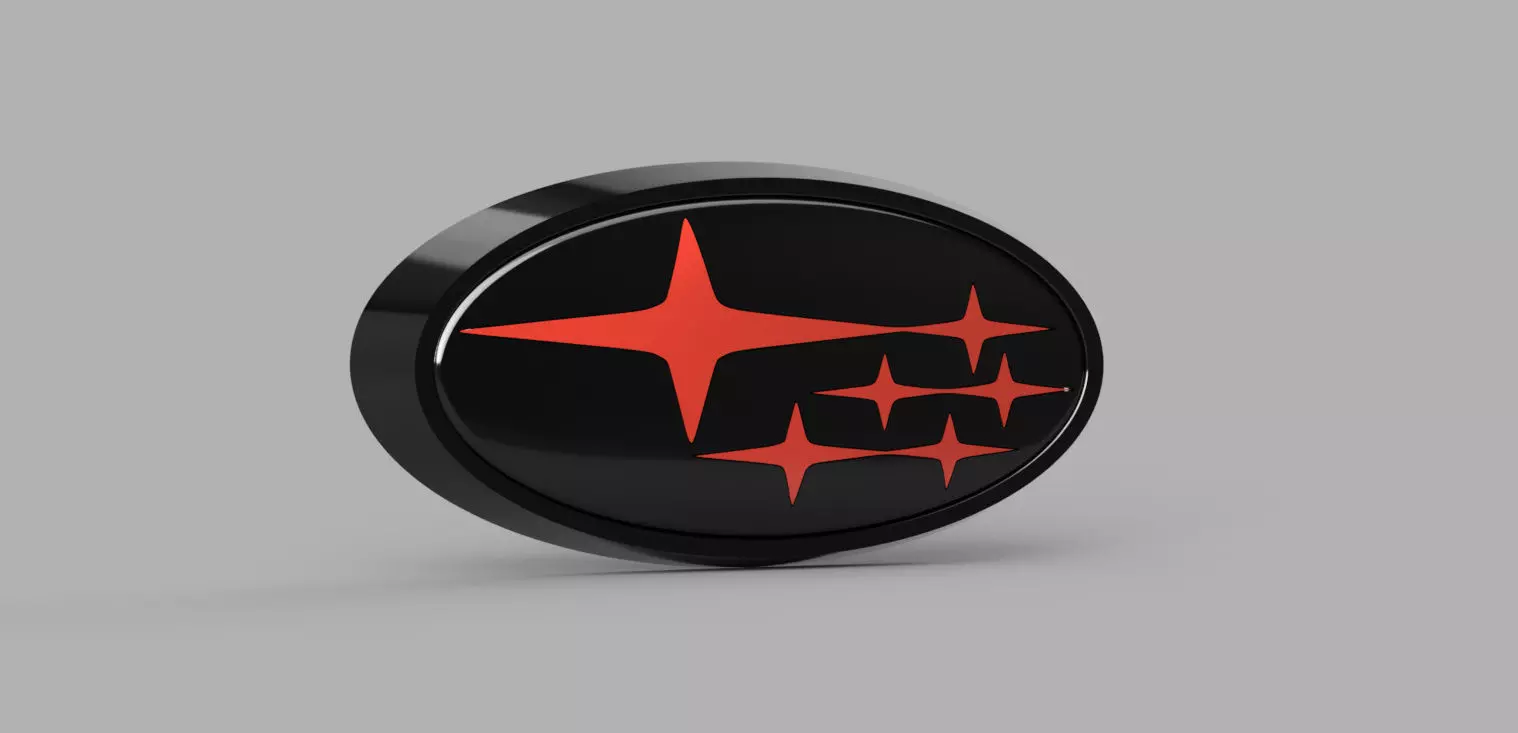 SUBARU IMPREZA EMBLEM LOGO 3D print model_0