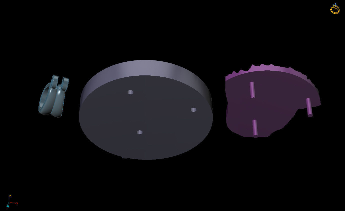 St Mary Pendant Necklace bas-relief 3D print model_5