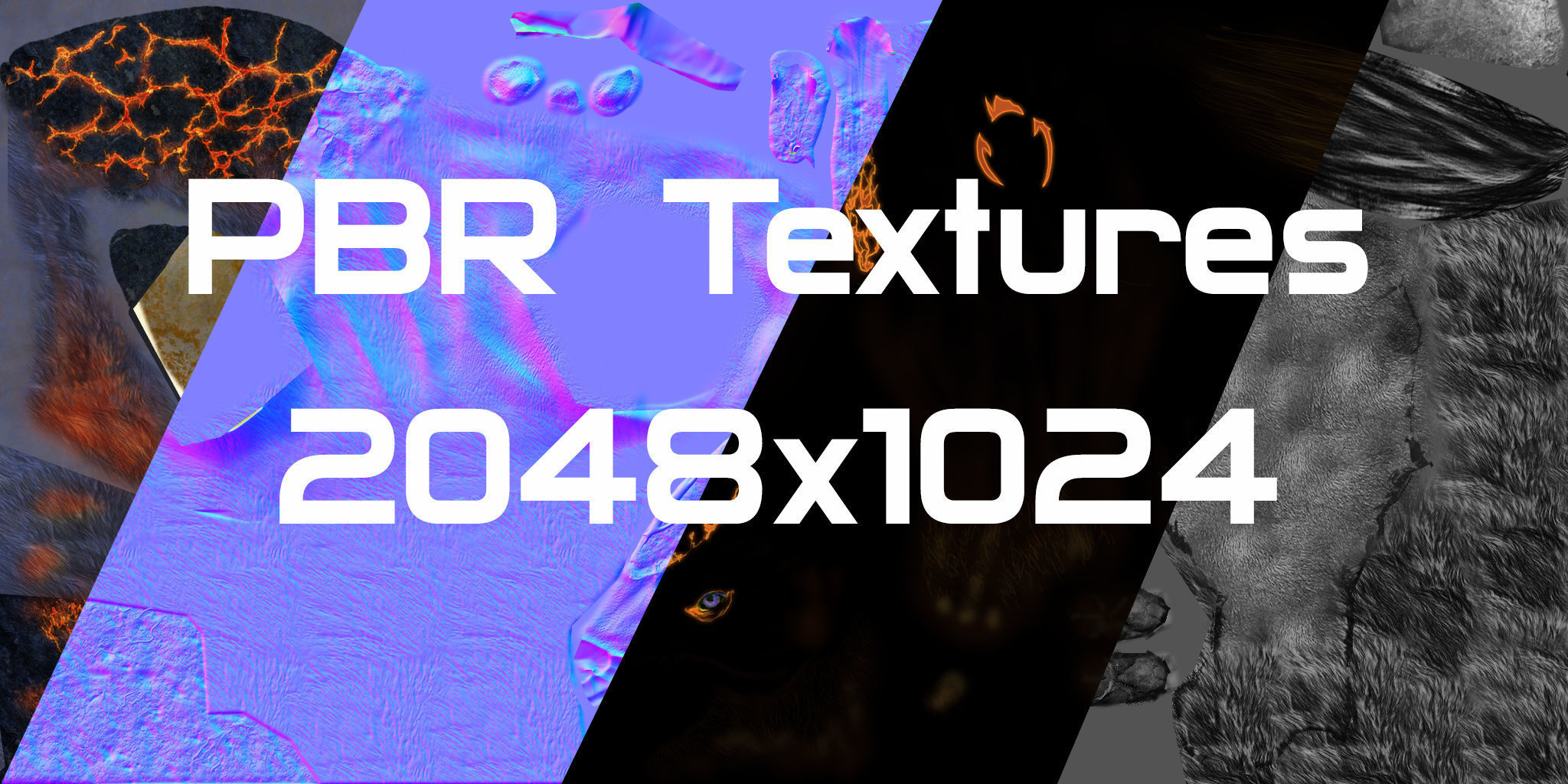 LavaWolf wolf Low-poly 3D model_9