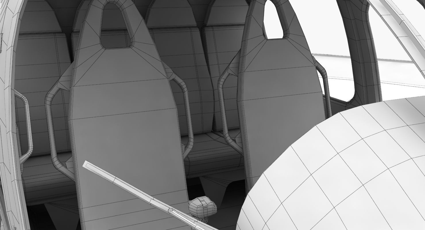 AS-350 Baltimore County Police Animated Low-poly 3D model_30