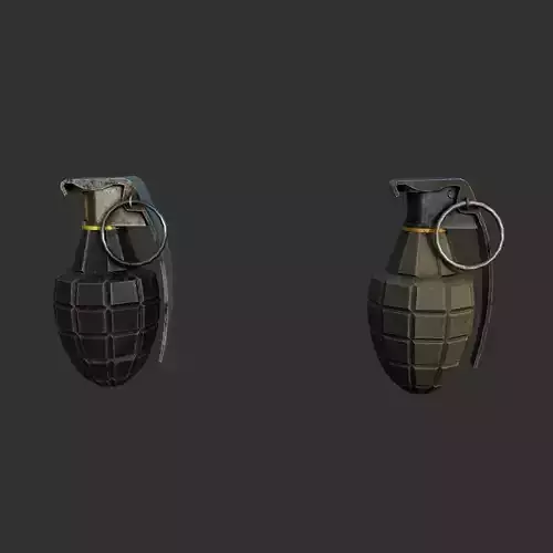 Grenade Low-poly 3D model