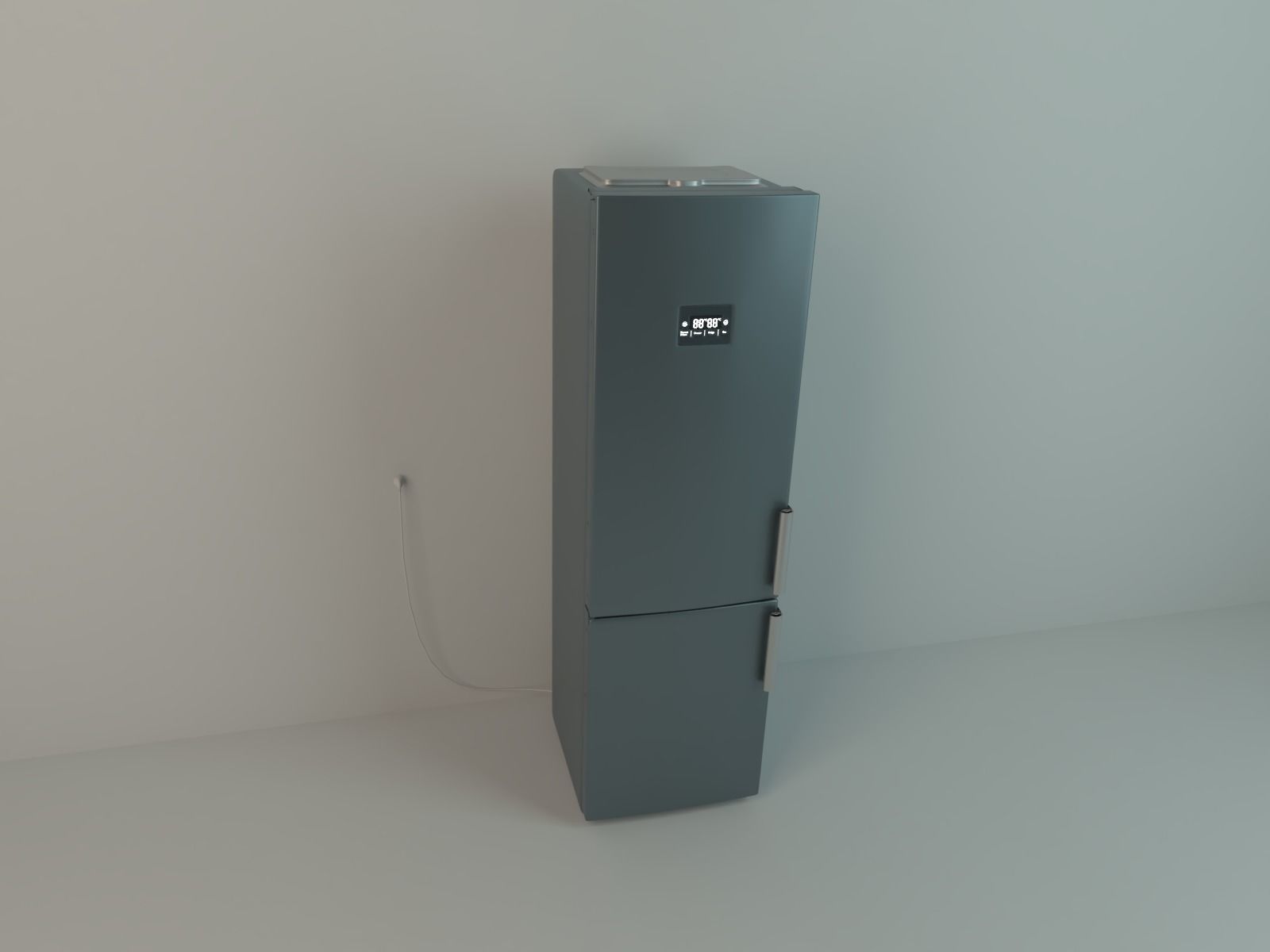 Refrigerator medium size 3D model_8