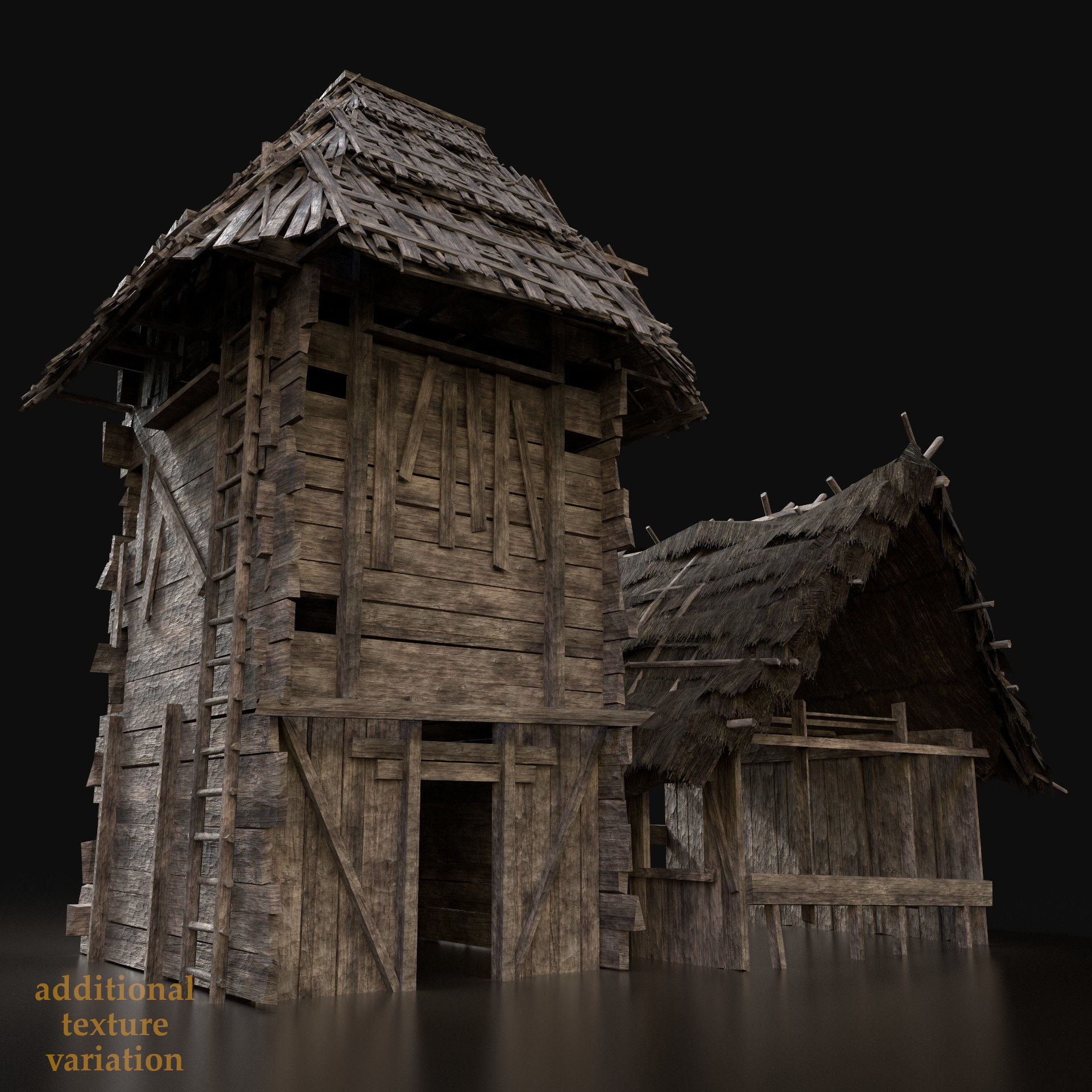 Next Gen AAA Village Builder Houses with interior 3D Model Collection_39