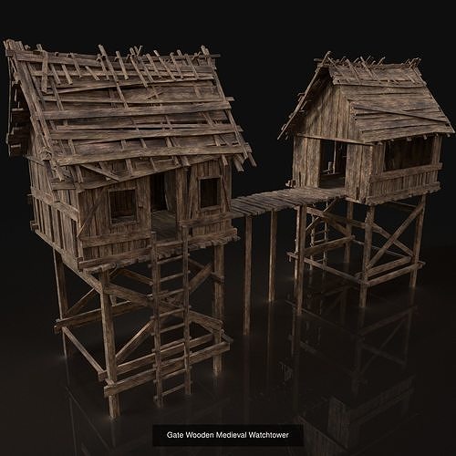 Next Gen AAA Village Builder Houses with interior 3D Model Pack 7