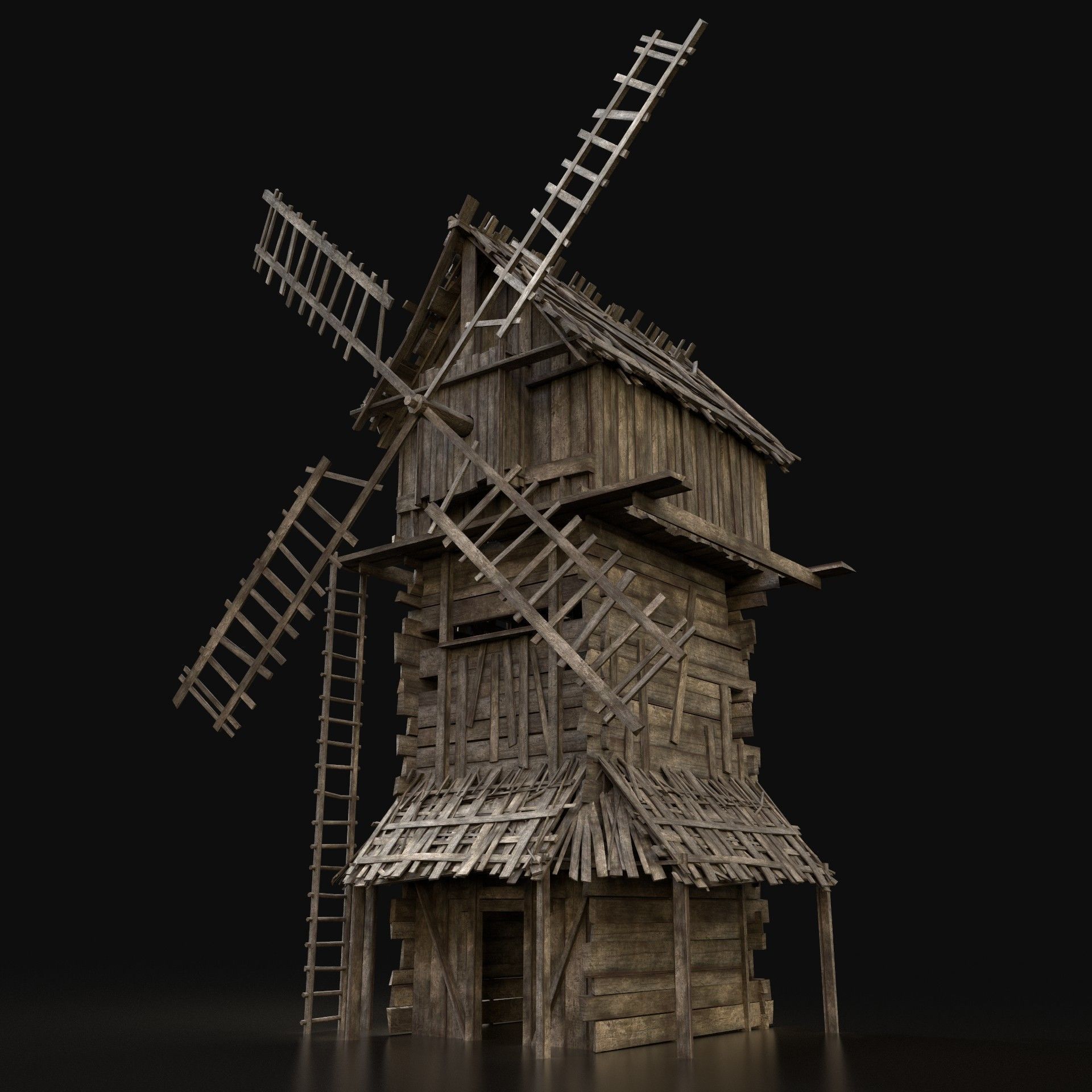 Next Gen AAA Village Builder Houses with interior 3D Model Collection_31